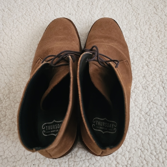 THURSDAY BOOT COMPANY SCOUT(20232) MEN\'S CHUKKA BROWN SUEDE BOOTS SIZE 11 main image 8